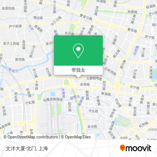 文洋大厦-北门地图