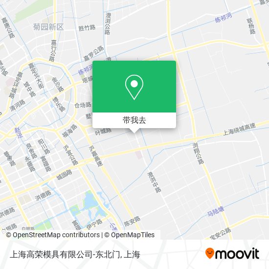 上海高荣模具有限公司-东北门地图