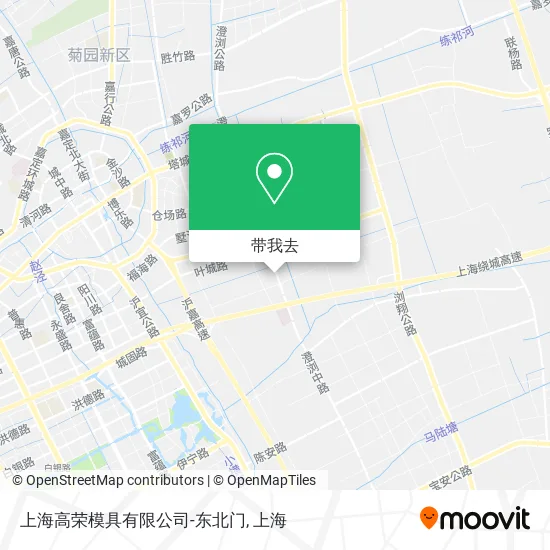 上海高荣模具有限公司-东北门地图