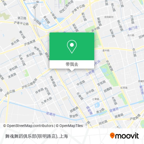 舞魂舞蹈俱乐部(联明路店)地图