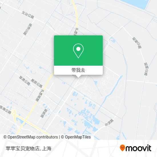 苹苹宝贝宠物店地图