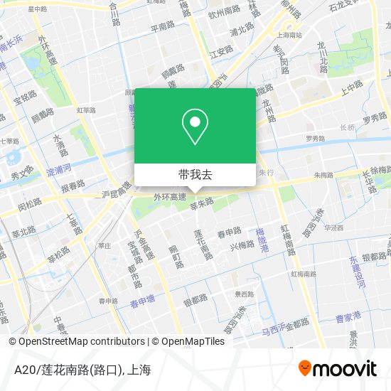 A20/莲花南路(路口)地图