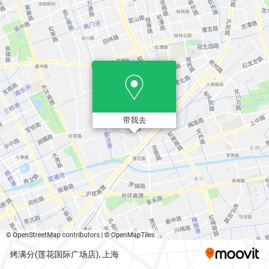 烤满分(莲花国际广场店)地图