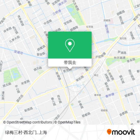 绿梅三村-西北门地图
