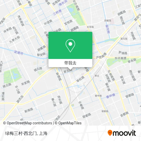绿梅三村-西北门地图