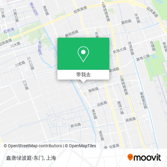 鑫唐绿波庭-东门地图