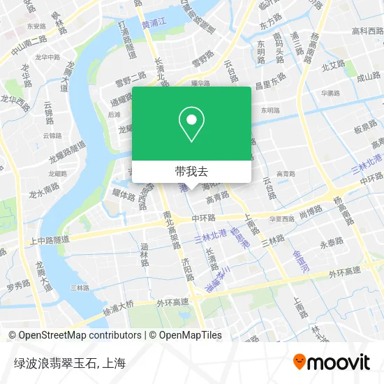 绿波浪翡翠玉石地图
