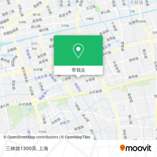三林路1300弄地图