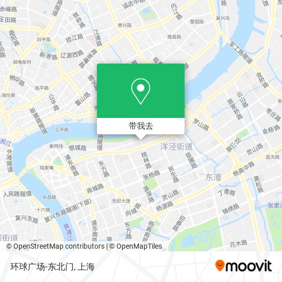 环球广场-东北门地图