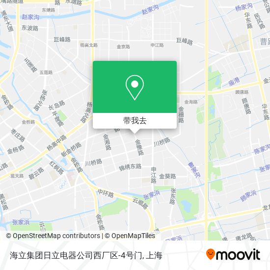 海立集团日立电器公司西厂区-4号门地图