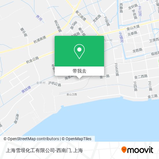 上海雪垠化工有限公司-西南门地图