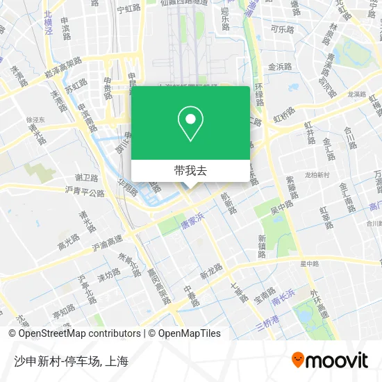 沙申新村-停车场地图