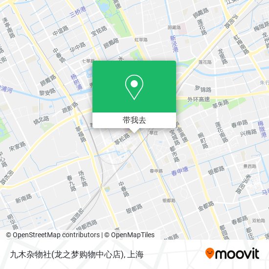 九木杂物社(龙之梦购物中心店)地图