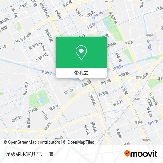星级钢木家具厂地图