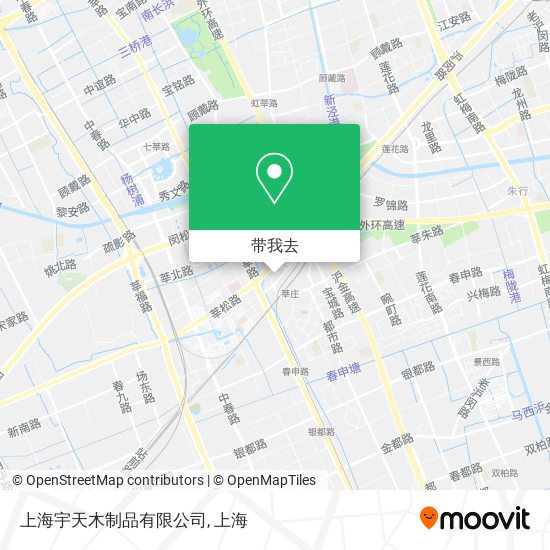 上海宇天木制品有限公司地图