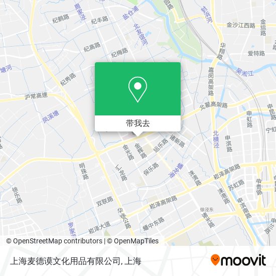 上海麦德谟文化用品有限公司地图