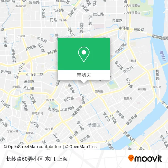 长岭路60弄小区-东门地图