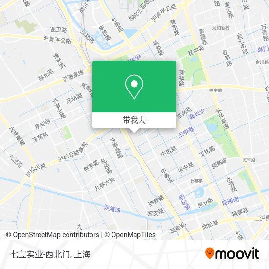 七宝实业-西北门地图
