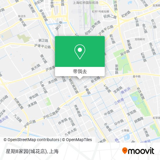 星期8家园(城花店)地图