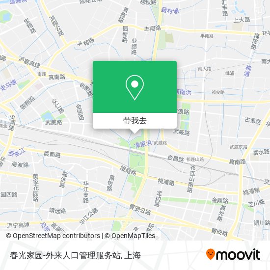 春光家园-外来人口管理服务站地图