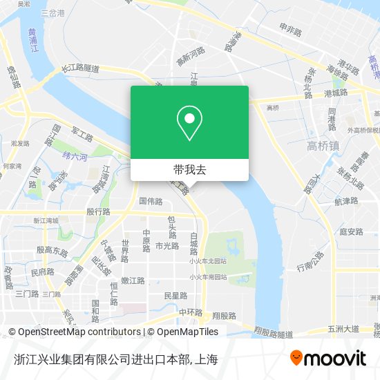 浙江兴业集团有限公司进出口本部地图