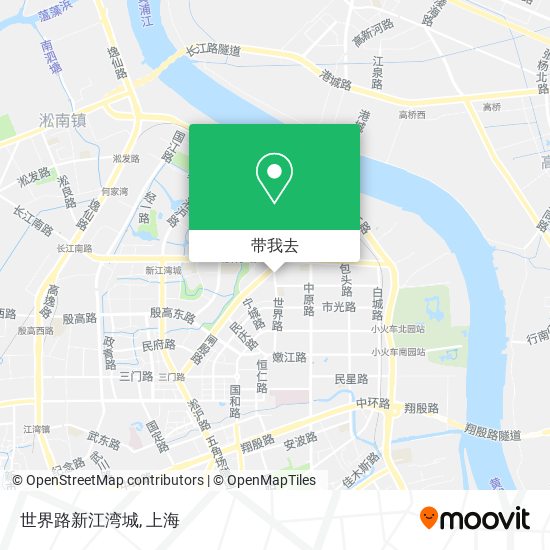 世界路新江湾城地图