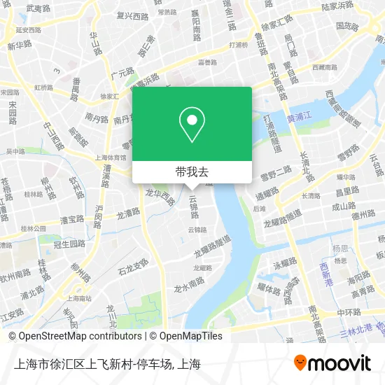 上海市徐汇区上飞新村-停车场地图