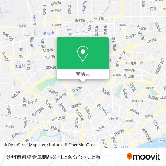 苏州市凯旋金属制品公司上海分公司地图