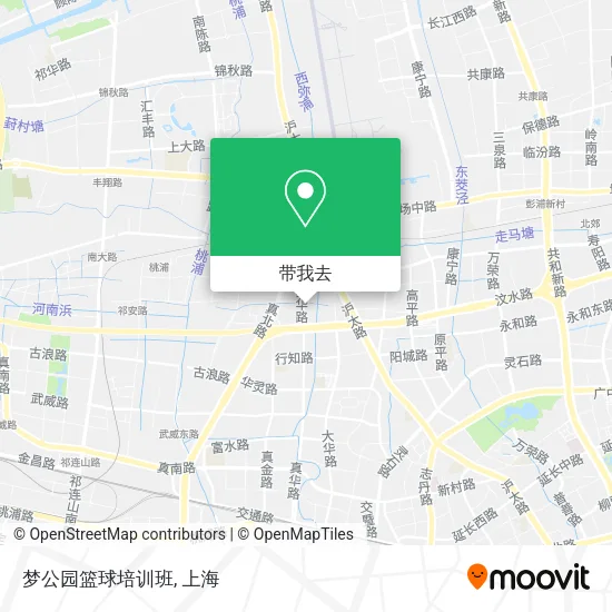 梦公园篮球培训班地图