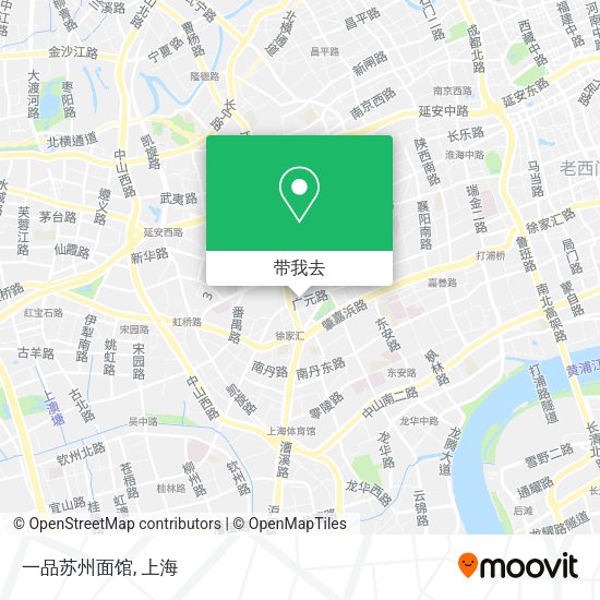 一品苏州面馆地图