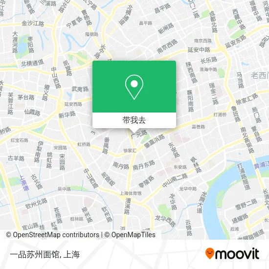一品苏州面馆地图