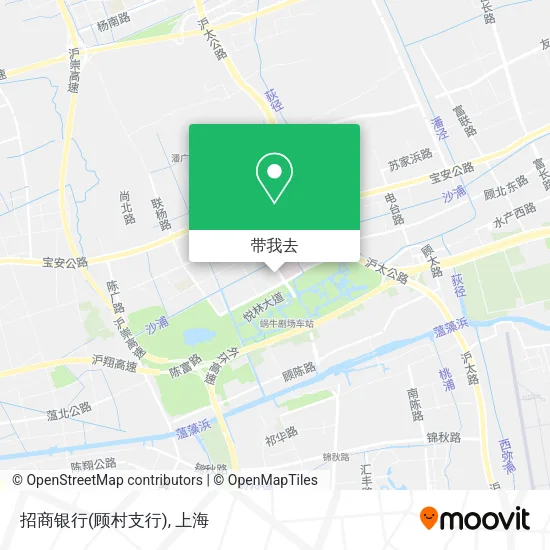 招商银行(顾村支行)地图