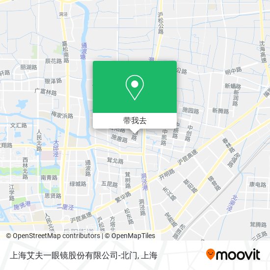上海艾夫一眼镜股份有限公司-北门地图
