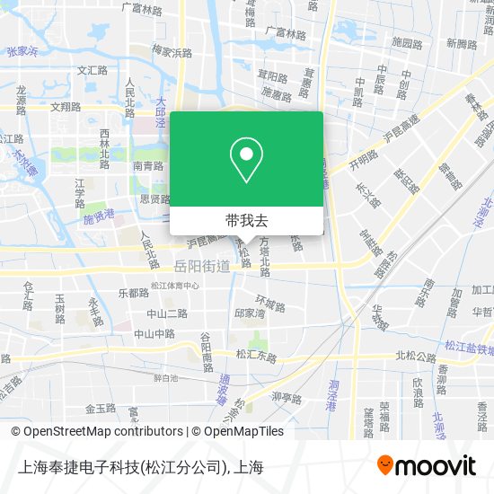 上海奉捷电子科技(松江分公司)地图
