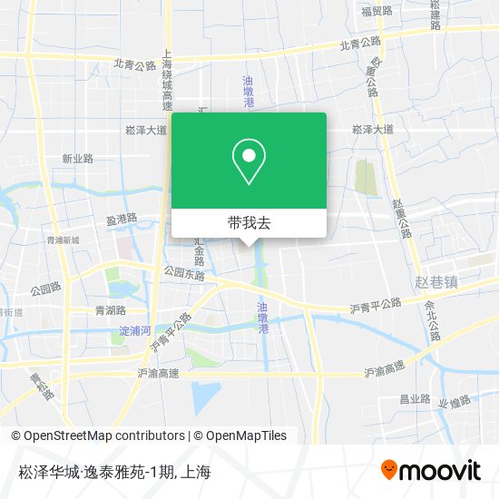 崧泽华城·逸泰雅苑-1期地图