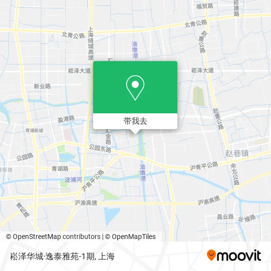 崧泽华城·逸泰雅苑-1期地图