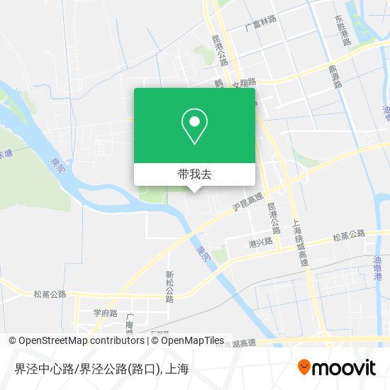 界泾中心路/界泾公路(路口)地图