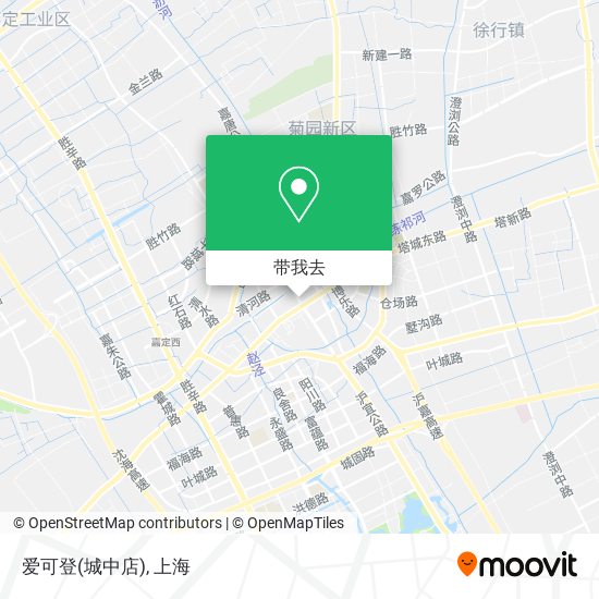 爱可登(城中店)地图