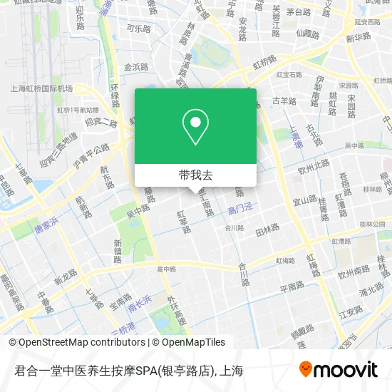 君合一堂中医养生按摩SPA(银亭路店)地图