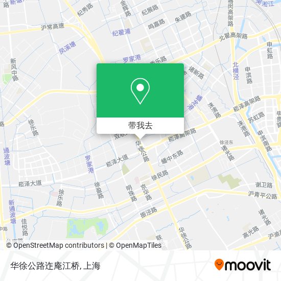 华徐公路迮庵江桥地图