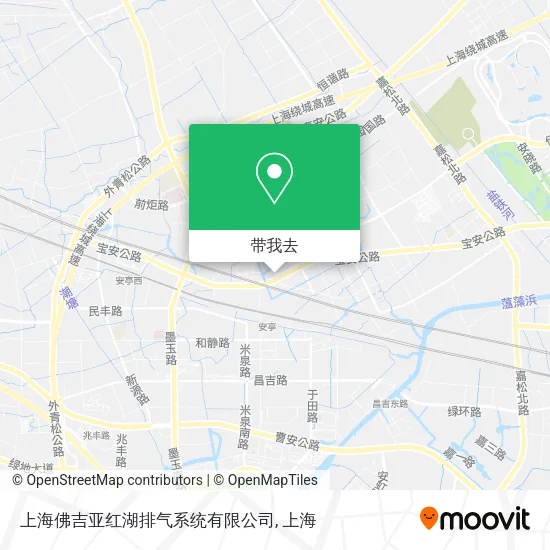 上海佛吉亚红湖排气系统有限公司地图