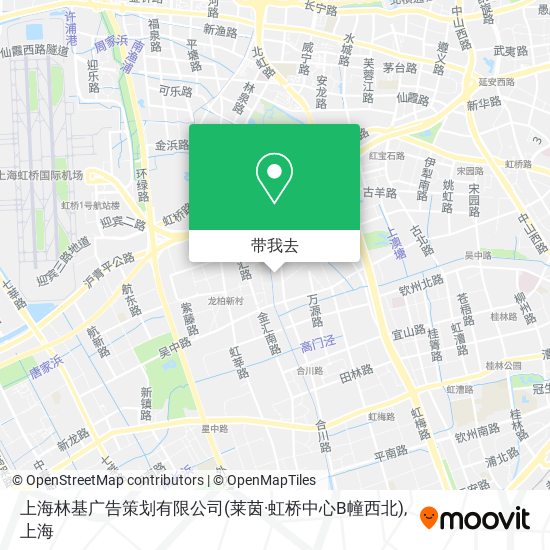 上海林基广告策划有限公司(莱茵·虹桥中心B幢西北)地图