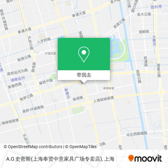 A.O.史密斯(上海奉贤中意家具广场专卖店)地图