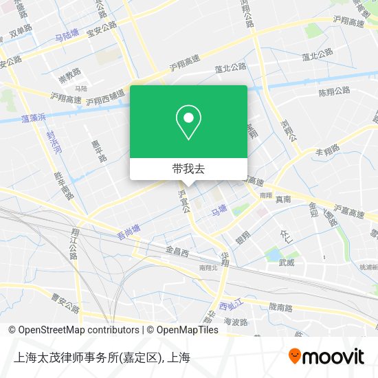 上海太茂律师事务所(嘉定区)地图
