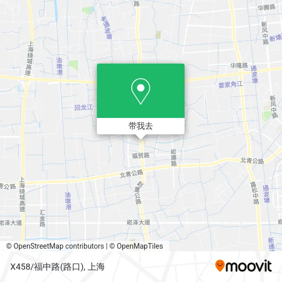 X458/福中路(路口)地图