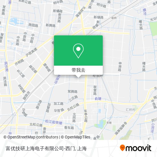 富优技研上海电子有限公司-西门地图