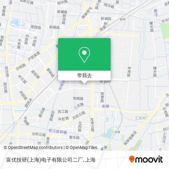 富优技研(上海)电子有限公司二厂地图