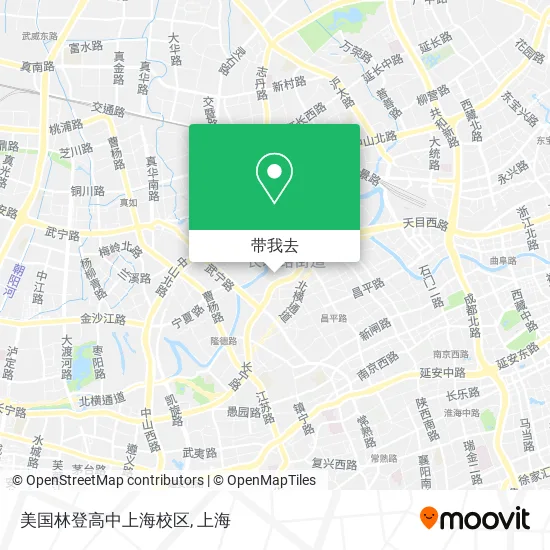 美国林登高中上海校区地图