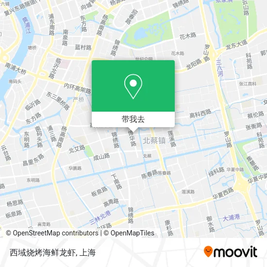 西域烧烤海鲜龙虾地图