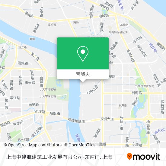 上海中建航建筑工业发展有限公司-东南门地图
